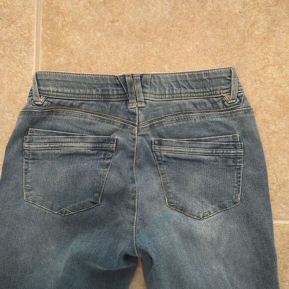 Democracy Blue Skinny Jeans with Distressed Details - Picture 7 of 7